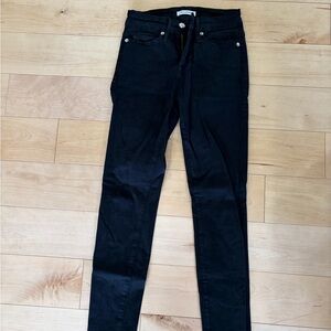 Good American Classic Black Skinny Jeans